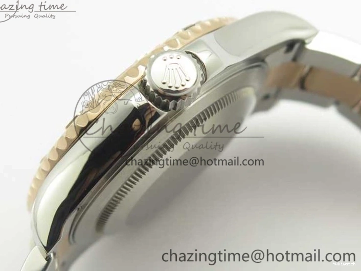 SS A2836 Dial Brown VRF Bracelet Best on SS RG 1:1 Yacht-Master 116621 Edition 0126